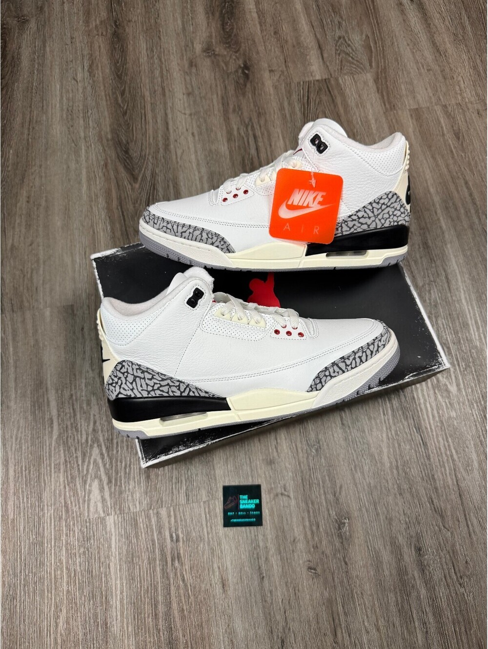 Size 10.5 - Jordan 3 Retro Mid White Cement Reimagined
